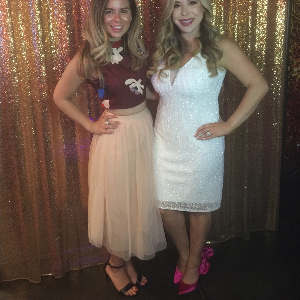 Blush Tull Skirt size small